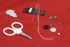 Sewing Kit Royalty Free Stock Photos Sewing Kit Royalty Free Stock Photos