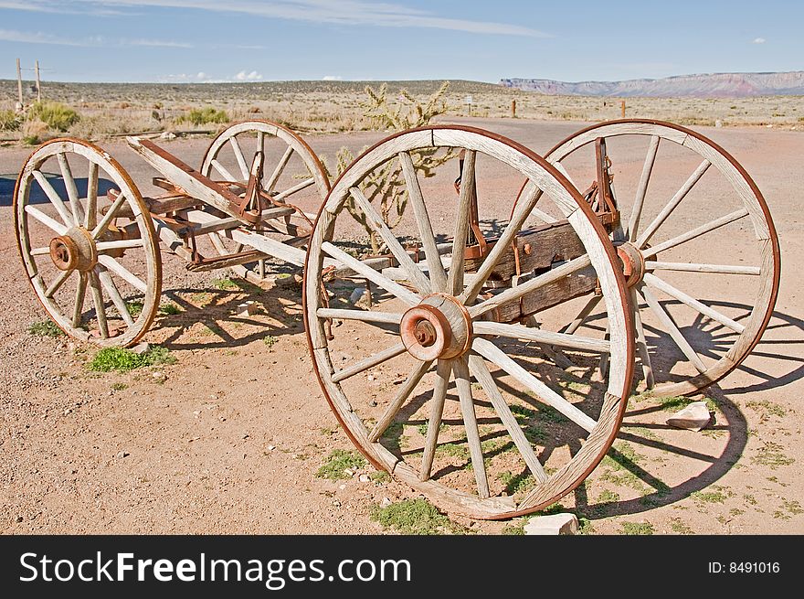 Old wooden cart