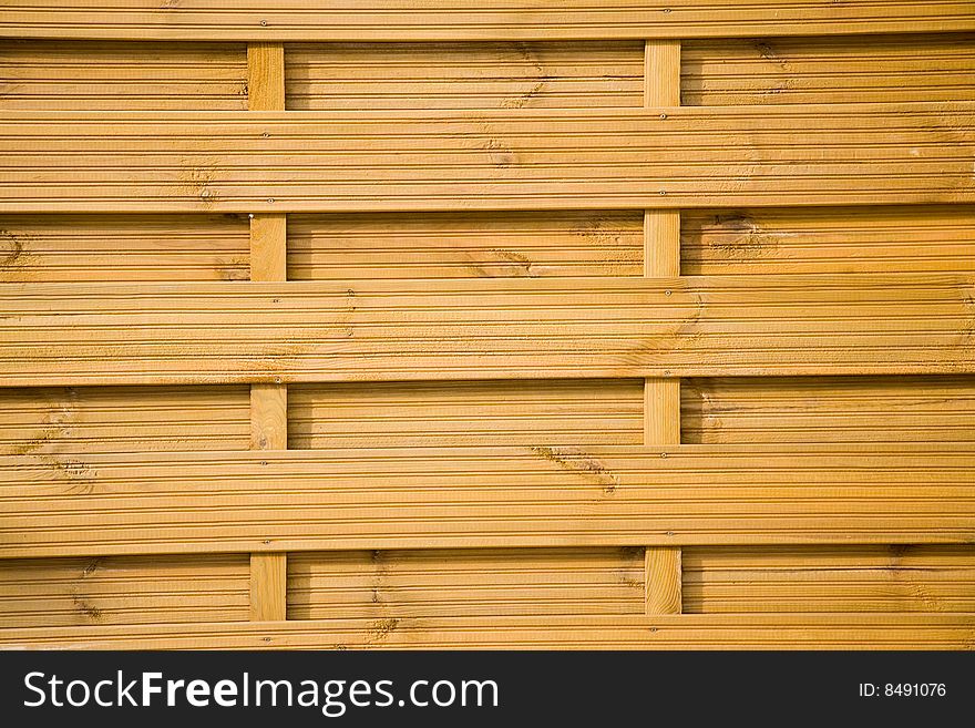 Fence From Wooden Boards.