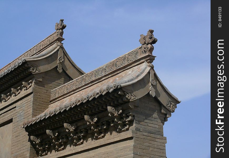 Chinese traditional architecture, there is much in the folk kept a full set of such building,. Chinese traditional architecture, there is much in the folk kept a full set of such building,
