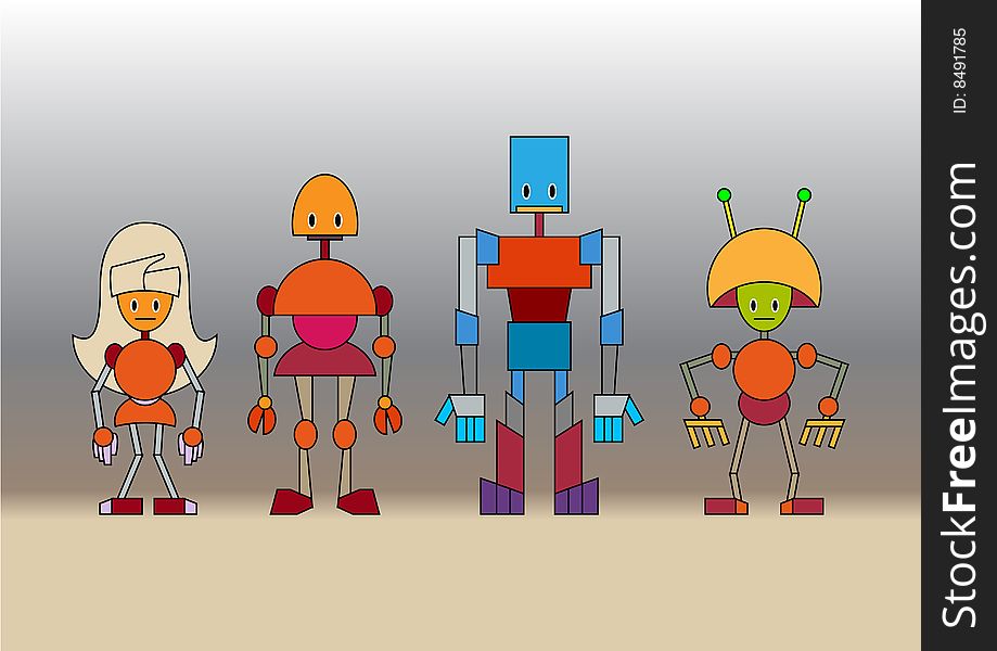 Robots family