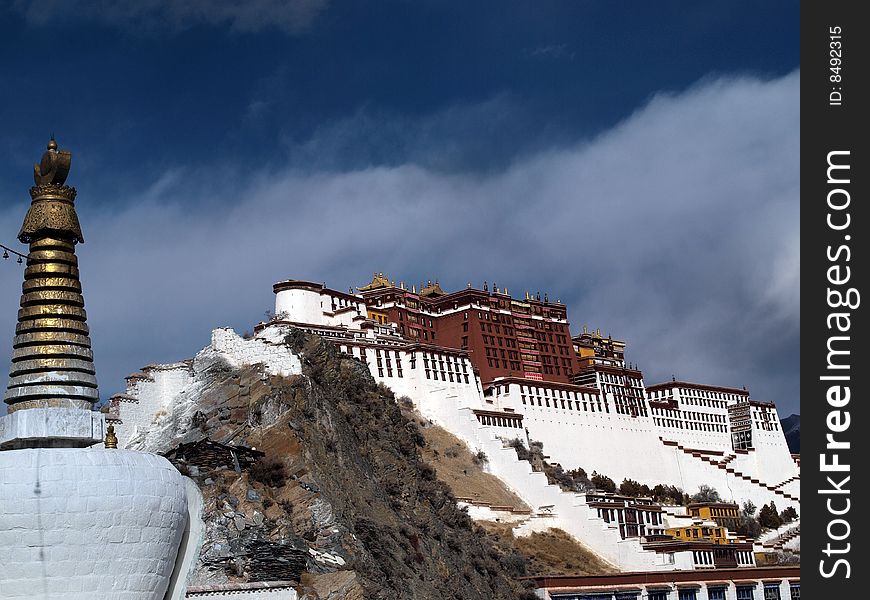 Potala Palace In Lhasa