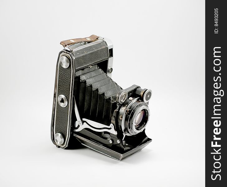 Old film photo camera