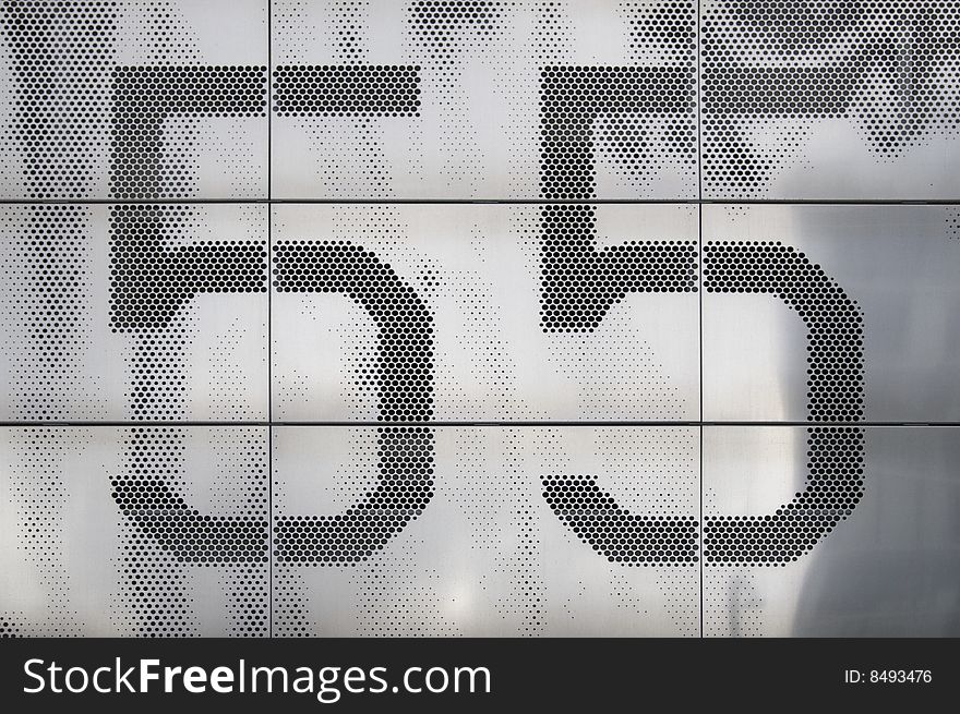 Metallic 55 - this is the house number of a famous danish building