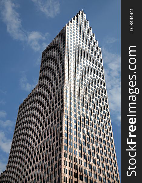 Banking Tower against blue sky