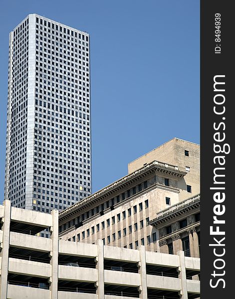 Tall Building against blue sky