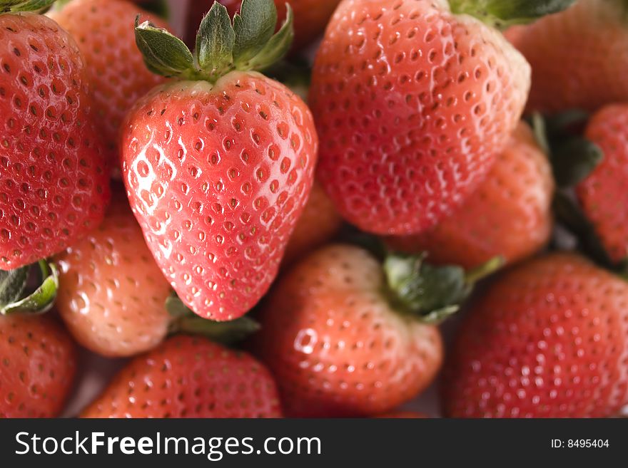 Close up of some strawberryes