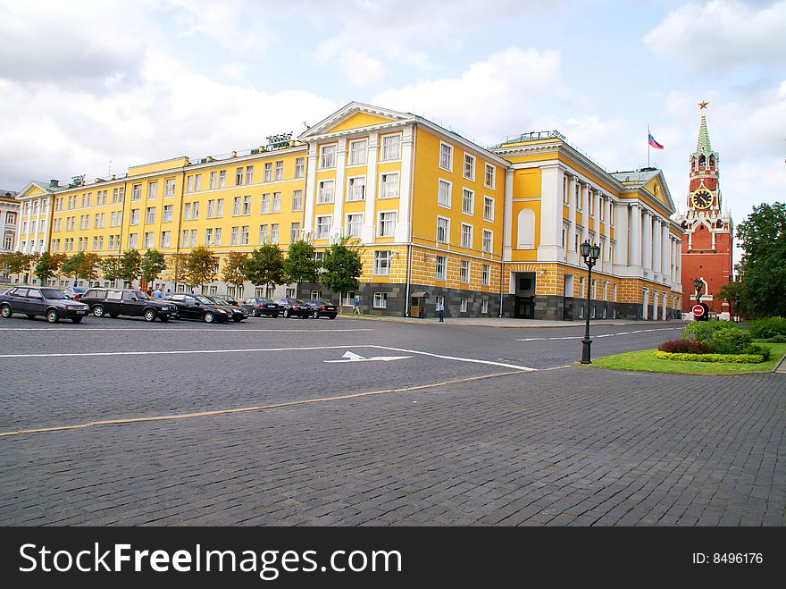 Building of the government in the Moscow Kremlin. Building of the government in the Moscow Kremlin