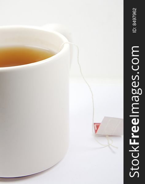 Close-up of a cup of tea. Close-up of a cup of tea