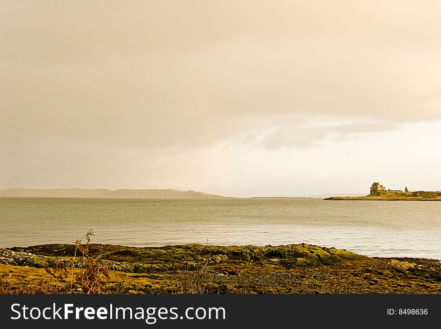 Duart Castle In Isle Of Mull