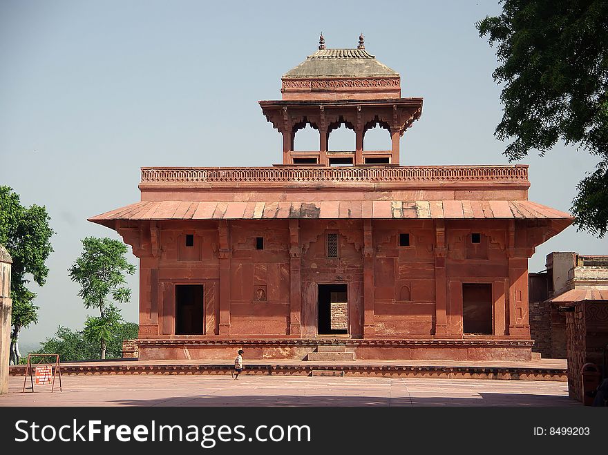 The ghost city of Fatehpur Sikri in India. The ghost city of Fatehpur Sikri in India