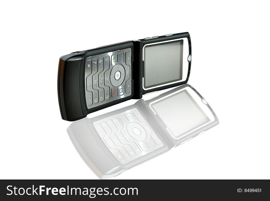 Mobile Phone isolated over white with clipping path. Mobile Phone isolated over white with clipping path.