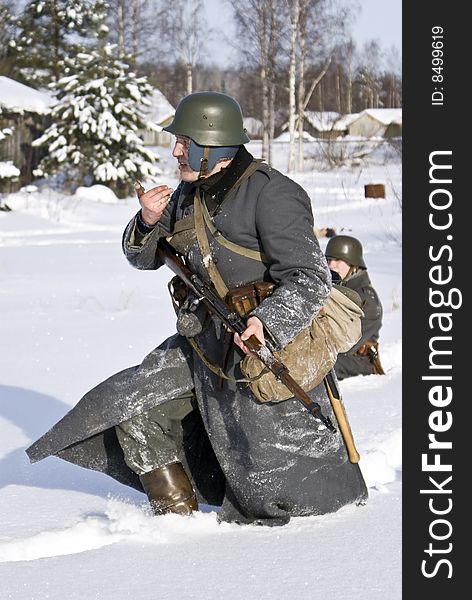 Soviet-Finnish war 1939-1940: Finnish soldier. Soviet-Finnish war 1939-1940: Finnish soldier