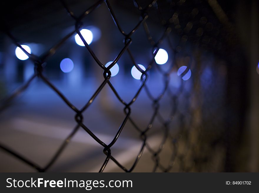 Chain-Link Fence Background