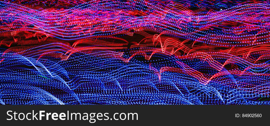 Blue And Red Lights Background Texture