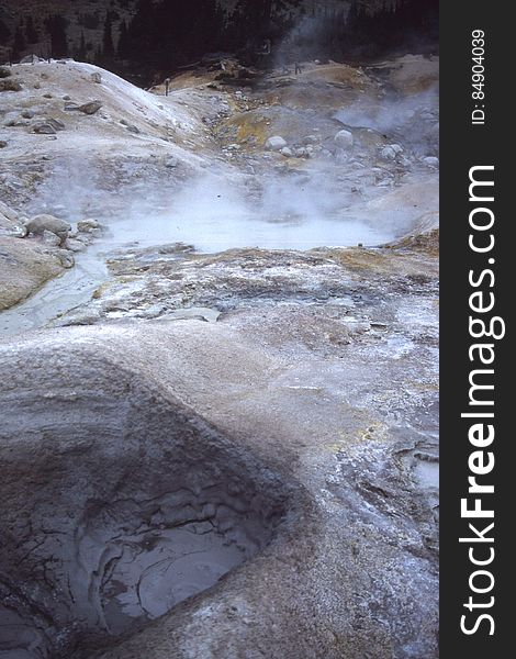 boiling mud pots