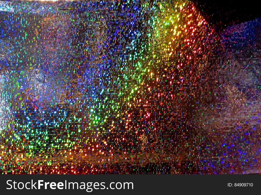 multicolored glittery surface