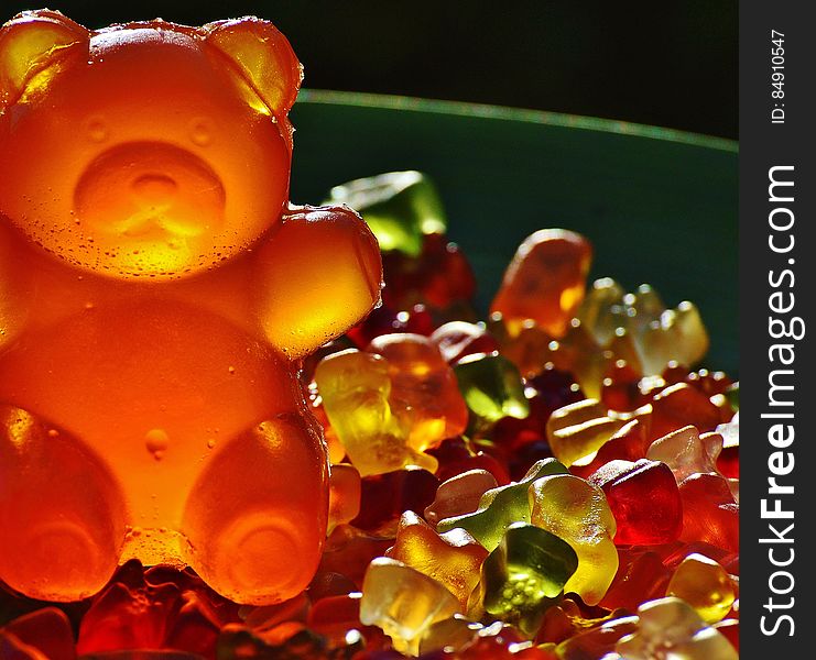 Closeup Photography of Gummy Bears