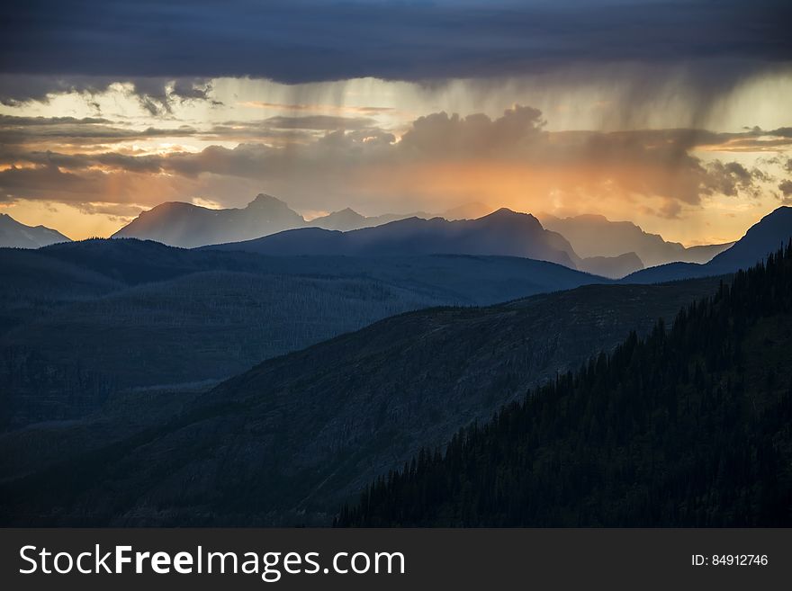 Snow Covered Mountain