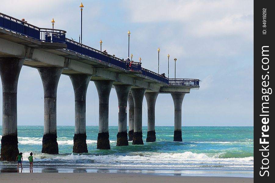 Under The Pier. New Brighton.