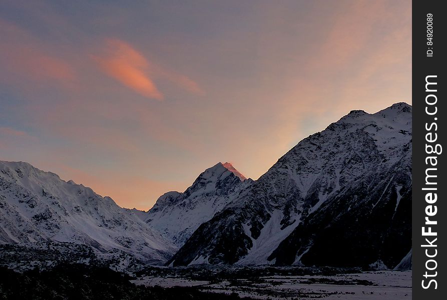 Dawn over Mount Cook.