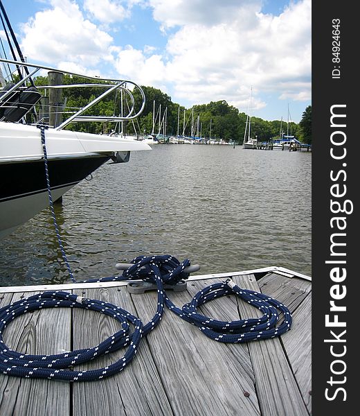 Ropes And Boat