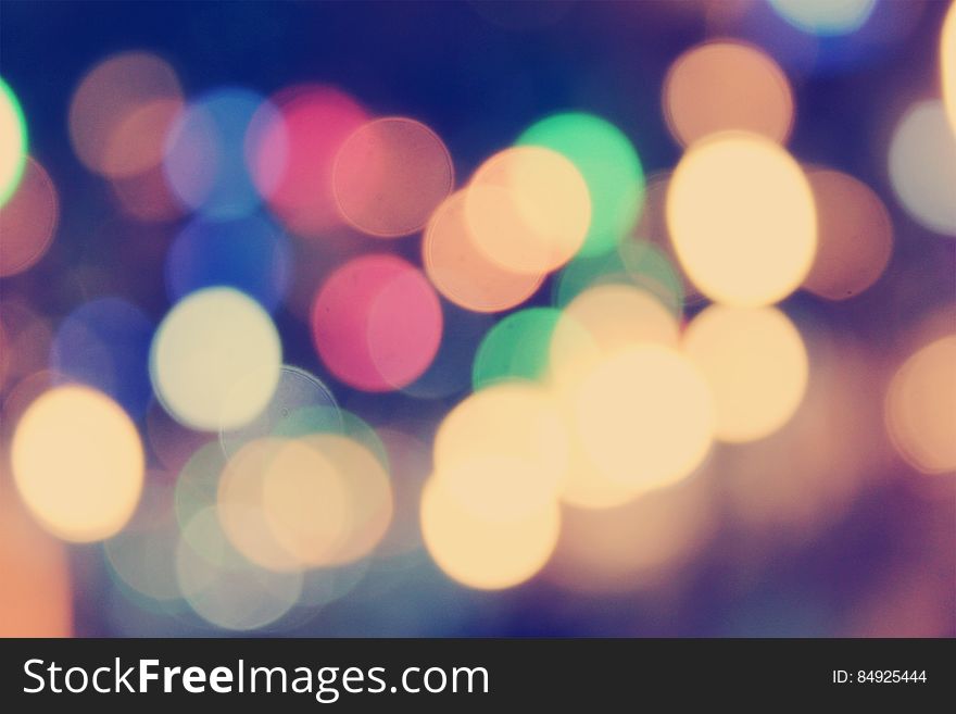 Colorful Bokeh Lights