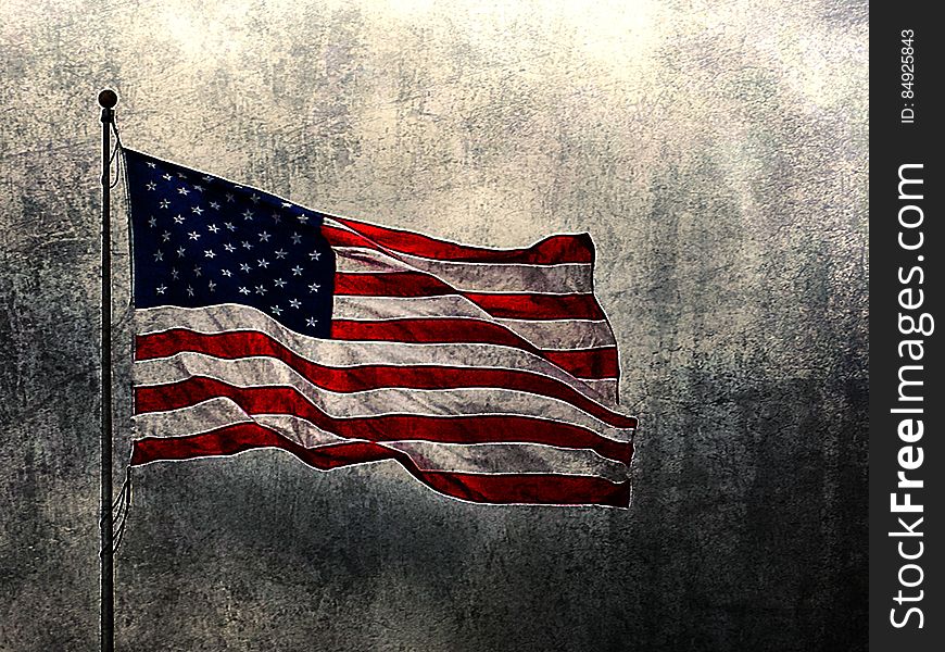 USA flag textured