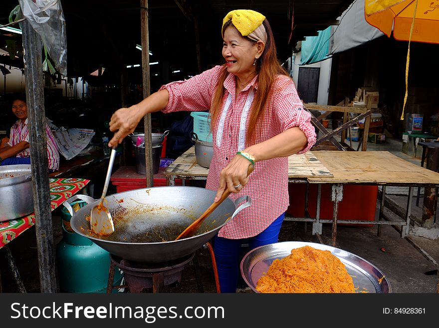 Street food vendor, Rayong city