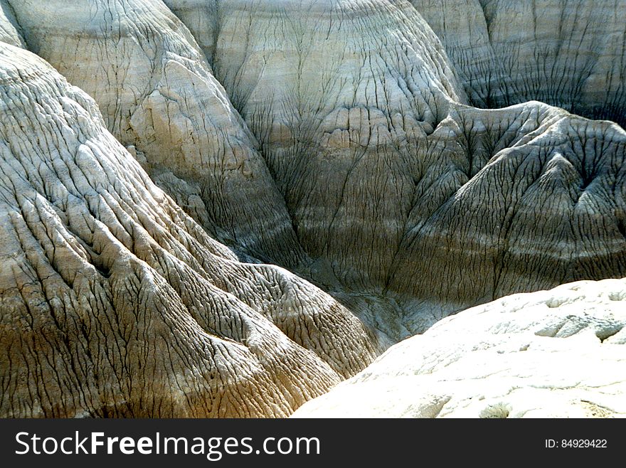 Blue Mesa Closeup