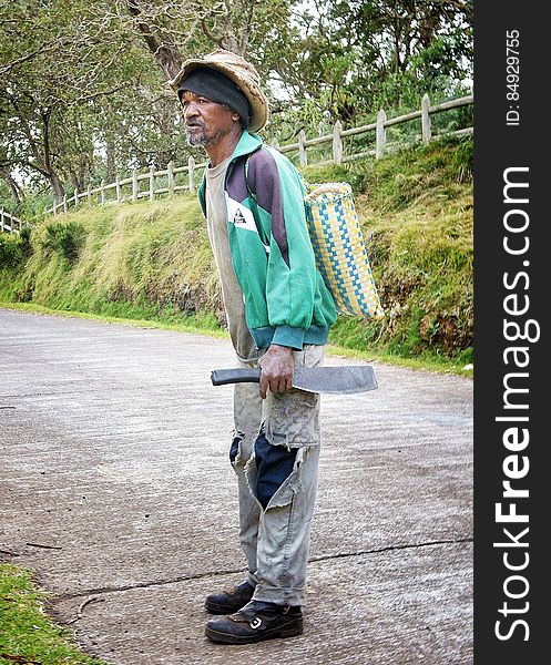 Inhabitant of Mafate - La Reunion