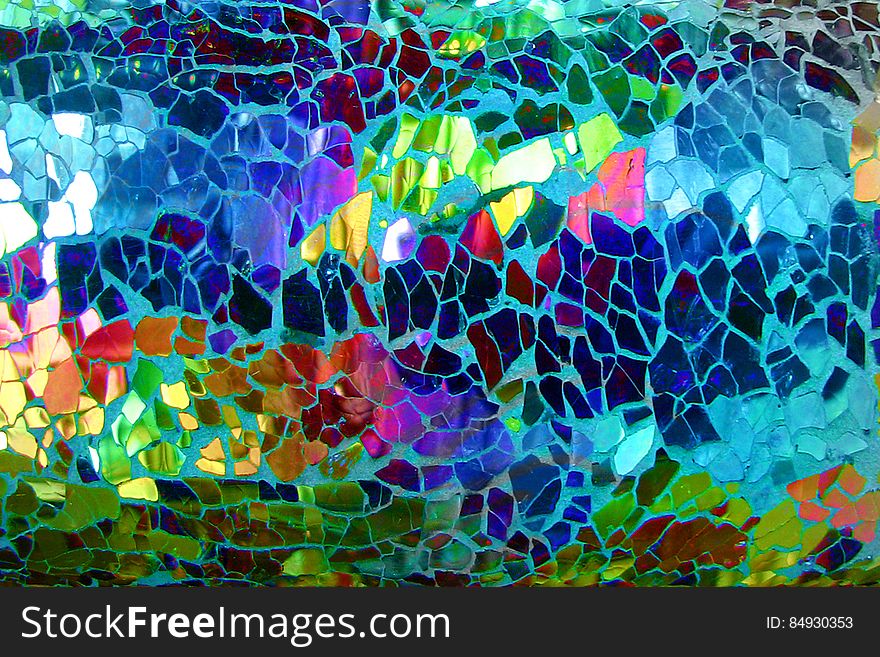 multicolored mosaic