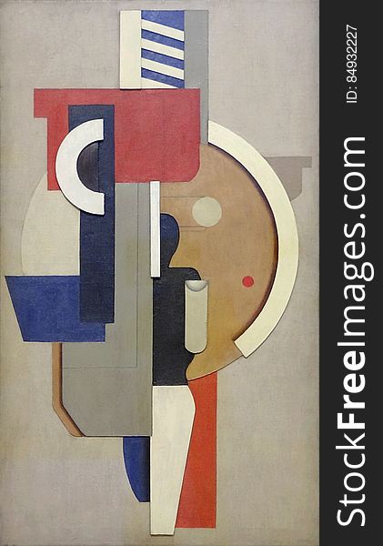 &x22;Mauerbild Mit Kreis &x28;tableau Mural Avec Cercle&x29;&x22;, Willi Baumeister, 1923.. Centre Pompidou, Paris.