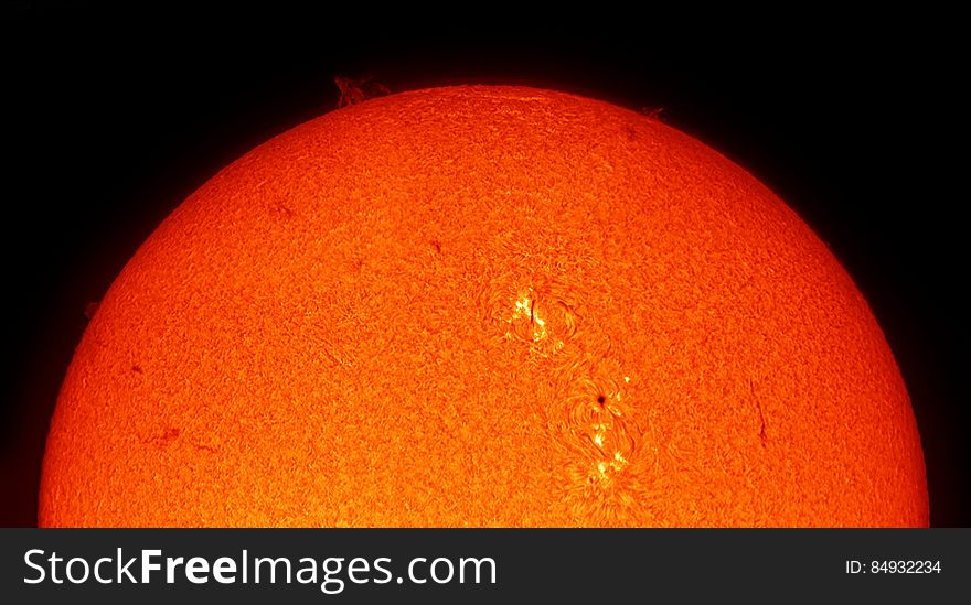 Today&x27;s Sun With Active Region 2628
