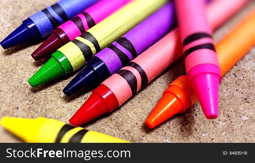 Close-up of Crayons