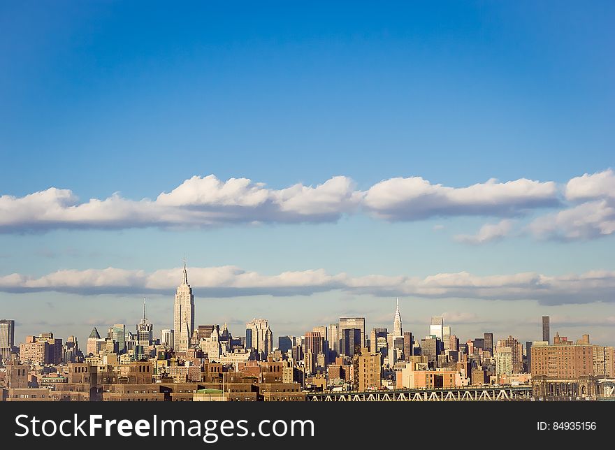 A panoramic view of New York city, USA. A panoramic view of New York city, USA.