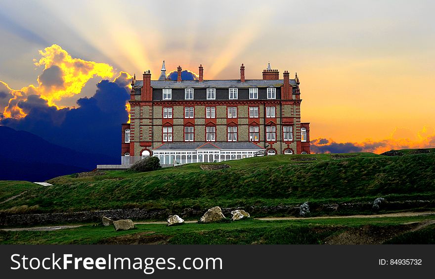 The Headland Hotel in Newquay, Cornwall, England, United Kingdom.