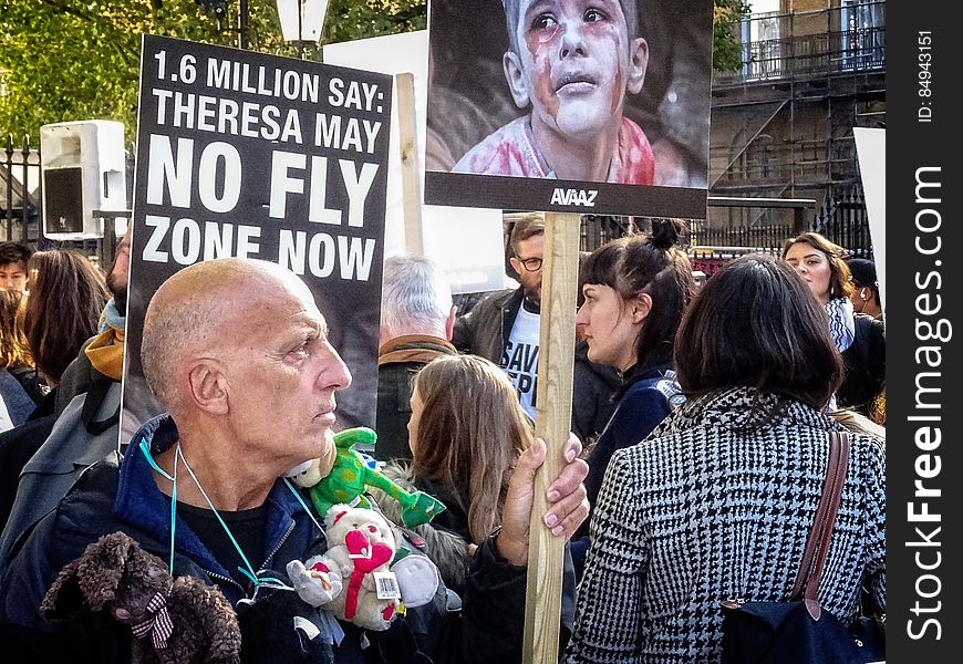 Photos taken at the rally for Aleppo on Saturday 22nd October 2016. Photos taken at the rally for Aleppo on Saturday 22nd October 2016.