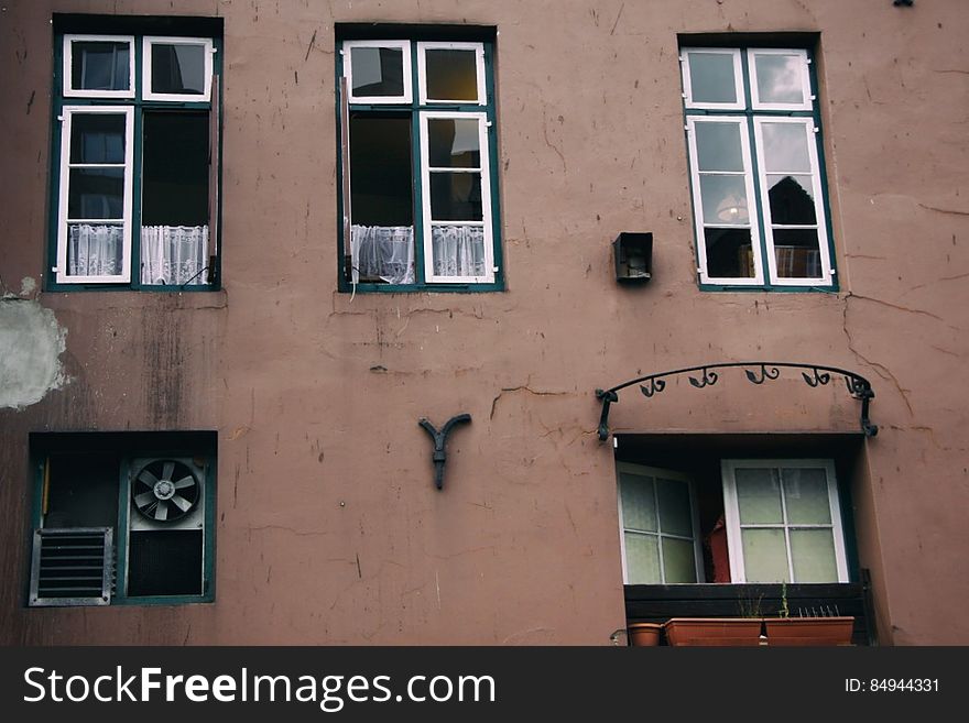 Windows Of An Old House