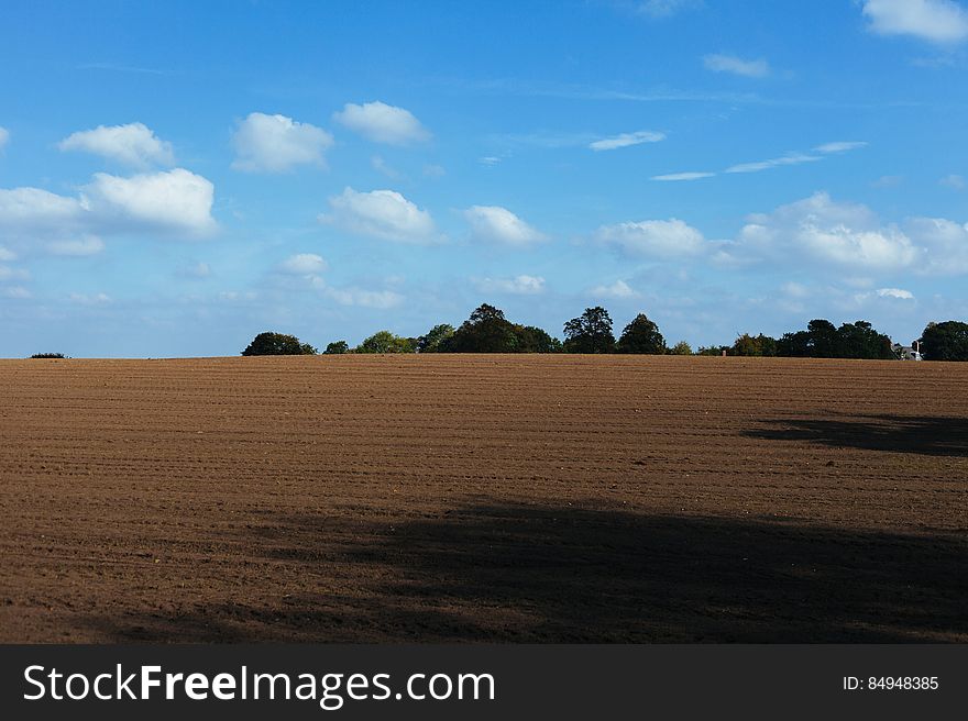 Tilled Farmland Background