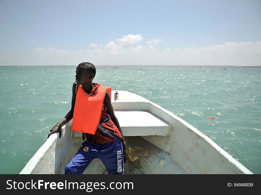 A young lifeguard keeps an eye out for swimmers in distress while patrolling off of Lido beach in Mogadishu, Somalia, on January 31. The Mogadishu lifeguards, consisting entirely of a volunteer force of fisherman, began patrolling Lido beach in September 2013 after a spate of drownings. Mogadishu&#x27;s beaches have become a popular destination for the city&#x27;s residents since al Shabab withdrew the majority of its militants from the city in 2011. AU UN IST PHOTO / Tobin Jones. A young lifeguard keeps an eye out for swimmers in distress while patrolling off of Lido beach in Mogadishu, Somalia, on January 31. The Mogadishu lifeguards, consisting entirely of a volunteer force of fisherman, began patrolling Lido beach in September 2013 after a spate of drownings. Mogadishu&#x27;s beaches have become a popular destination for the city&#x27;s residents since al Shabab withdrew the majority of its militants from the city in 2011. AU UN IST PHOTO / Tobin Jones