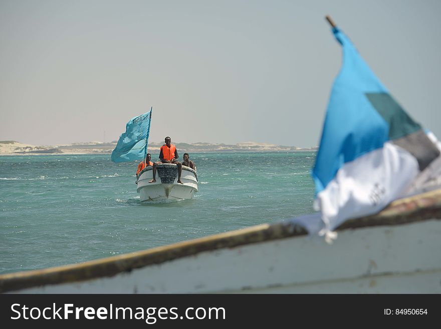 The Lido beach lifeguards patrol the water for swimmers in distress in one of their boats in Mogadishu, Somalia, on January 31. The Mogadishu lifeguards, consisting entirely of a volunteer force of fisherman, began patrolling Lido beach in September 2013 after a spate of drownings. Mogadishu&#x27;s beaches have become a popular destination for the city&#x27;s residents since al Shabab withdrew the majority of its militants from the city in 2011. AU UN IST PHOTO / Tobin Jones. The Lido beach lifeguards patrol the water for swimmers in distress in one of their boats in Mogadishu, Somalia, on January 31. The Mogadishu lifeguards, consisting entirely of a volunteer force of fisherman, began patrolling Lido beach in September 2013 after a spate of drownings. Mogadishu&#x27;s beaches have become a popular destination for the city&#x27;s residents since al Shabab withdrew the majority of its militants from the city in 2011. AU UN IST PHOTO / Tobin Jones