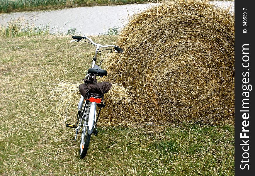 I left on my bike for the day to take some time to relax and decided to stop and steal some fresh hay for my rabbit to enjoy. I left on my bike for the day to take some time to relax and decided to stop and steal some fresh hay for my rabbit to enjoy.