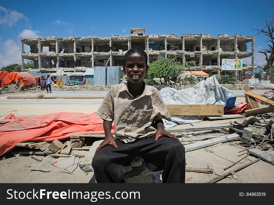 On Foot Patrol In Mogadishu With An AMISOM Formed Police Unit 12