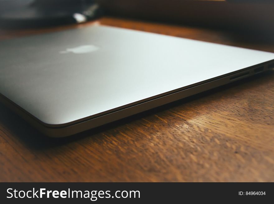 Macbook Pro On A Desk
