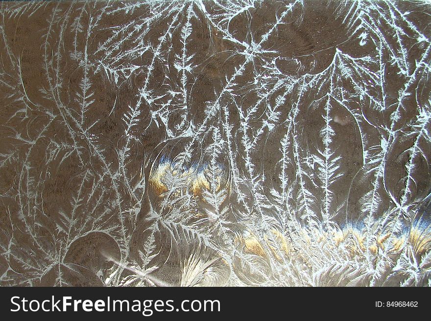 frostlike clear glass texture