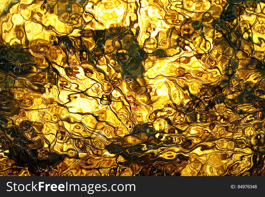 distorted gold background