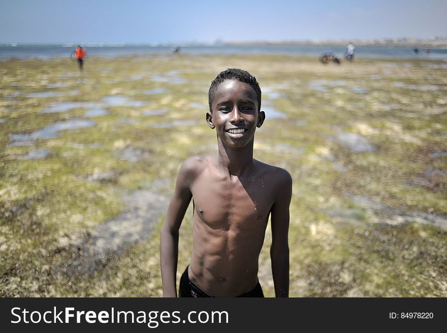 A young boy enjoys a day out at Lido beach in Mogadishu, Somalia, on January 31. The Mogadishu lifeguards, consisting entirely of a volunteer force of fisherman, began patrolling Lido beach in September 2013 after a spate of drownings. Mogadishu&#x27;s beaches have become a popular destination for the city&#x27;s residents since al Shabab withdrew the majority of its militants from the city in 2011. AU UN IST PHOTO / Tobin Jones. A young boy enjoys a day out at Lido beach in Mogadishu, Somalia, on January 31. The Mogadishu lifeguards, consisting entirely of a volunteer force of fisherman, began patrolling Lido beach in September 2013 after a spate of drownings. Mogadishu&#x27;s beaches have become a popular destination for the city&#x27;s residents since al Shabab withdrew the majority of its militants from the city in 2011. AU UN IST PHOTO / Tobin Jones