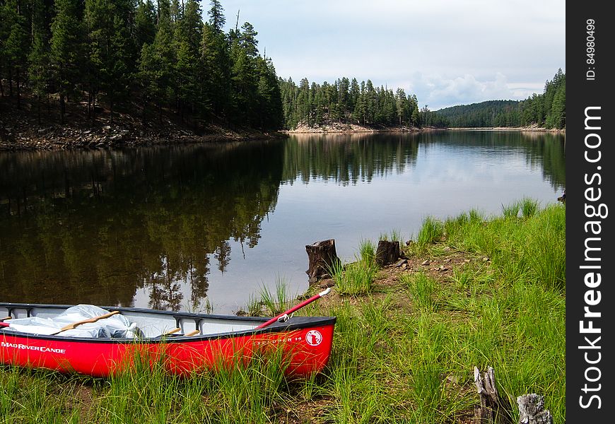 This secluded forest lake is surrounded by ponderosa pines, with a picturesque island in the center. Knoll Lake provides a scenic setting for picnicking, fishing, canoeing, and other activities. The nearby campground, trails, and Mogollon Rim make Knoll Lake a peaceful getaway with plenty to see and do. Photo by Deborah Lee Soltesz, August 2010. Credit: U.S. Forest Service, Coconino National Forest. For more information, visit Knoll Lake on the Coconino National Forest website.