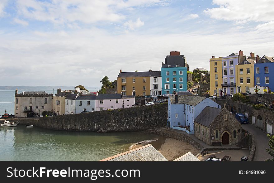 The colourful harbour at Tenby, West Wales at the end of last summer. The colourful harbour at Tenby, West Wales at the end of last summer.